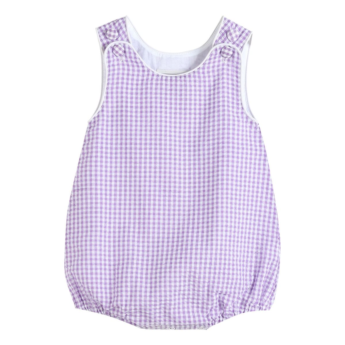 Classic Purple Gingham Baby Bubble