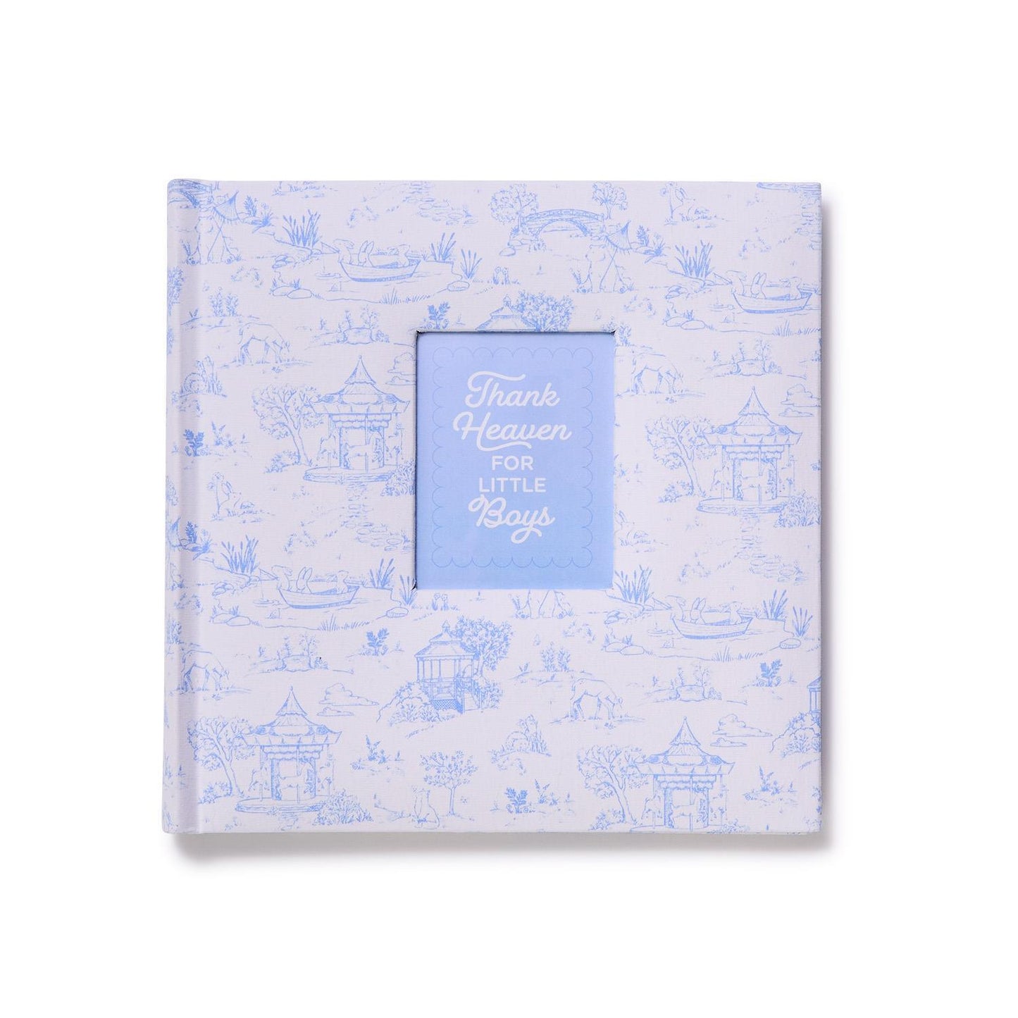 Thank Heaven Animal Toile Fabric Cover Photo Album