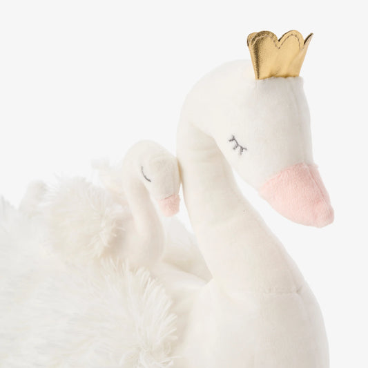 MAMA + BABY SWAN PLUSH TOY SET