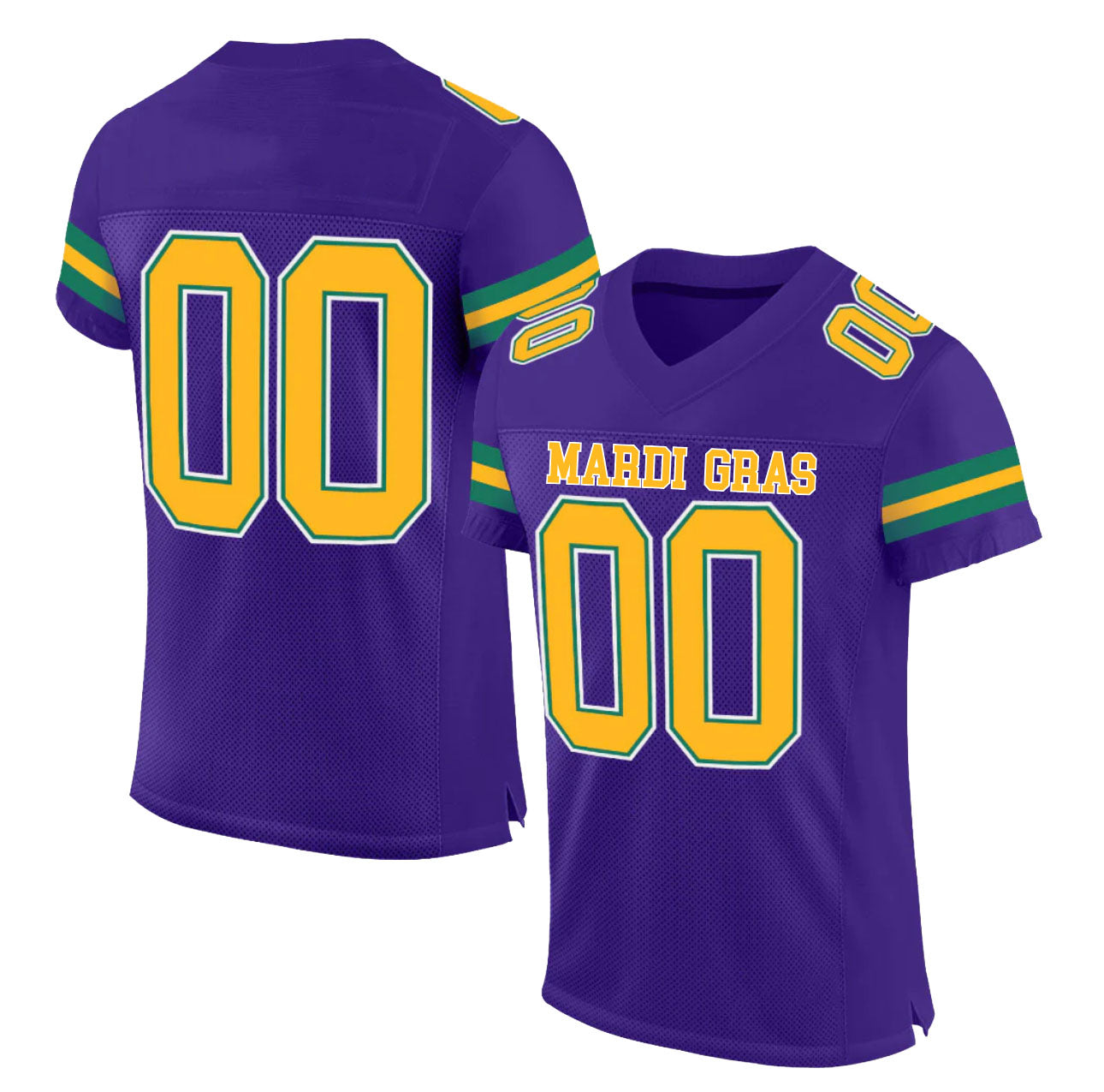 Mardi Gras Football Jersey
