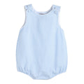 Classic Light Blue Stripe Seersucker Baby Bubble