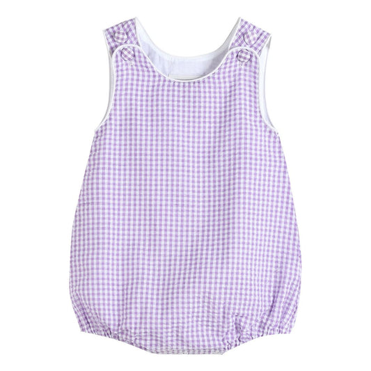 Classic Purple Gingham Baby Bubble