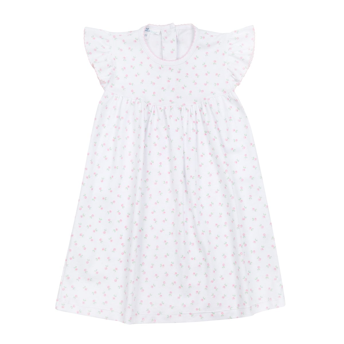 Juliette's Classics Pink Printed Flutters Dress Set
