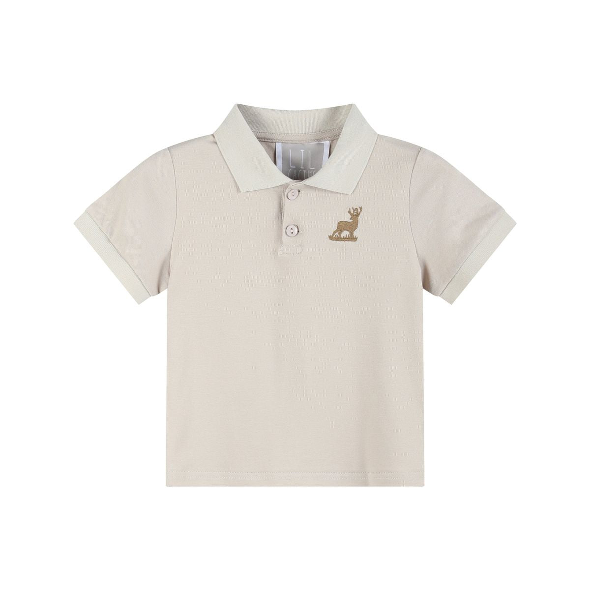 Brown Mule Deer Polo Shirt