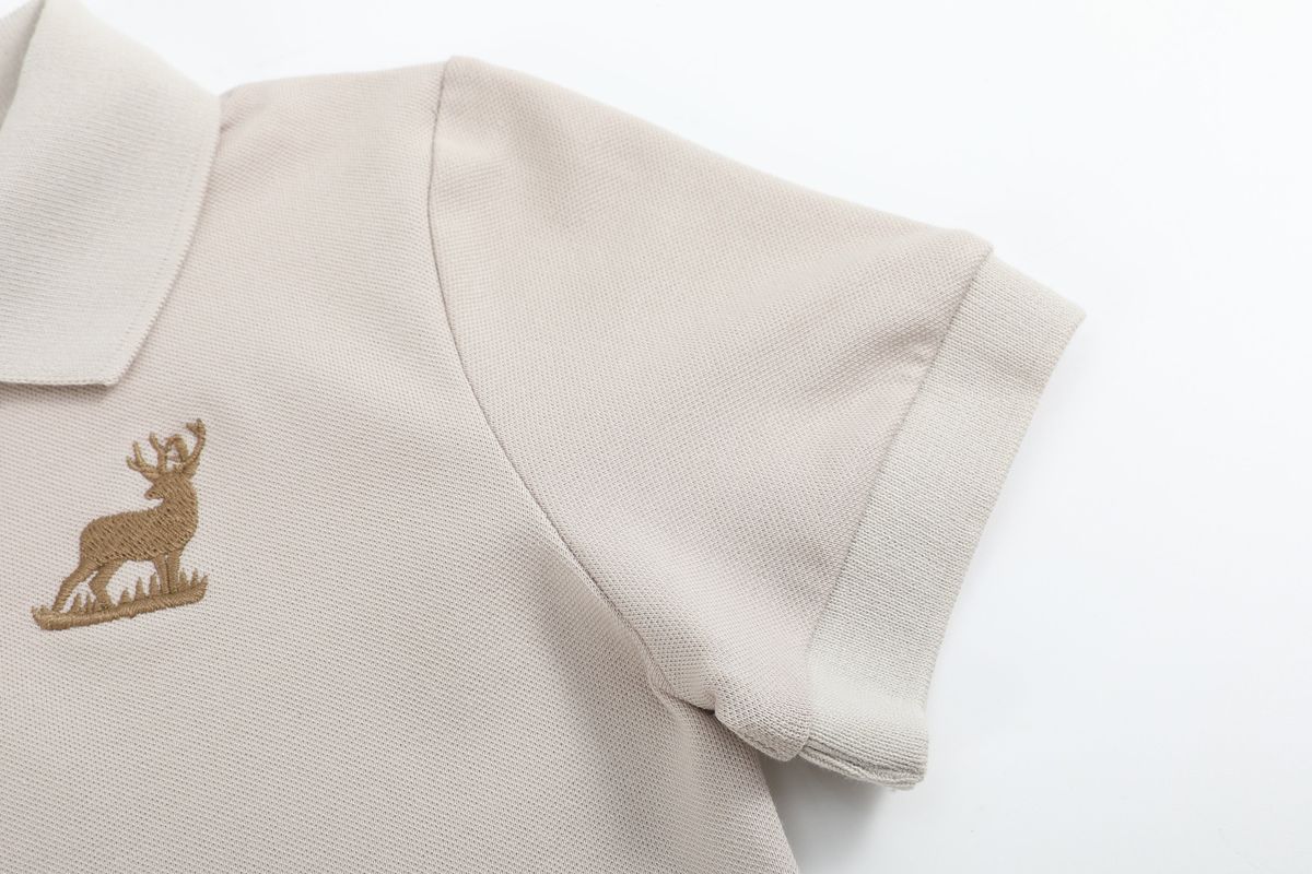 Brown Mule Deer Polo Shirt