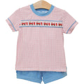 Sound the Alarm Banded Short Set