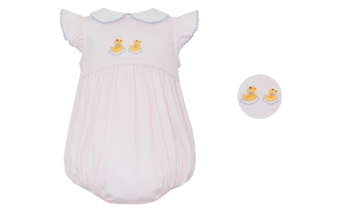 Duckling pink knit bubble