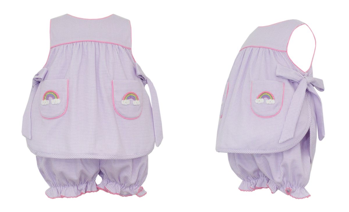 Rainbow bloomer set