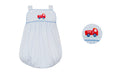 FIRETRUCK knit stripe boy's strap bubble