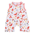 Crawfish Season Red Short Playsuit