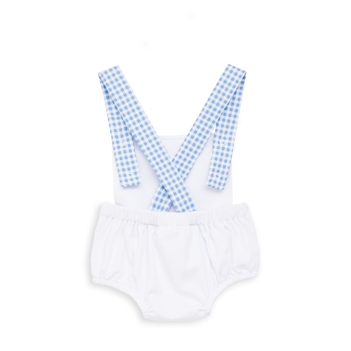 Gone Fishing Applique Blue Criss-Cross Bubble