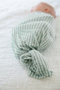 Sage Gingham Swaddle