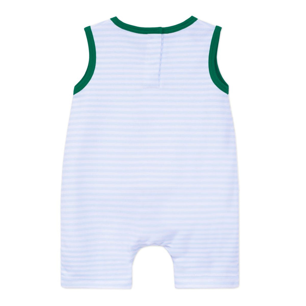 Little Farmer Applique Green Playsuit