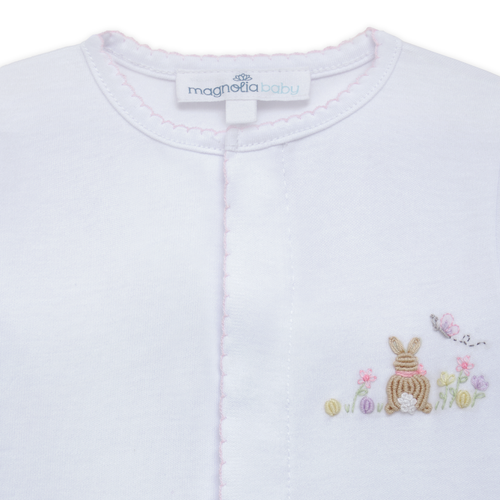 Bunny's Basket Light Pink Footie