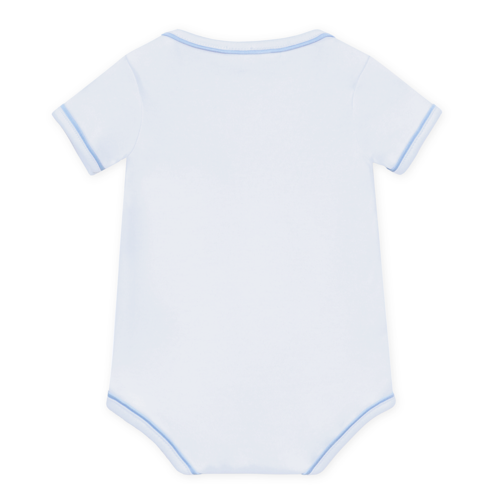 Little Crawlers Light Blue Lap Bodysuit