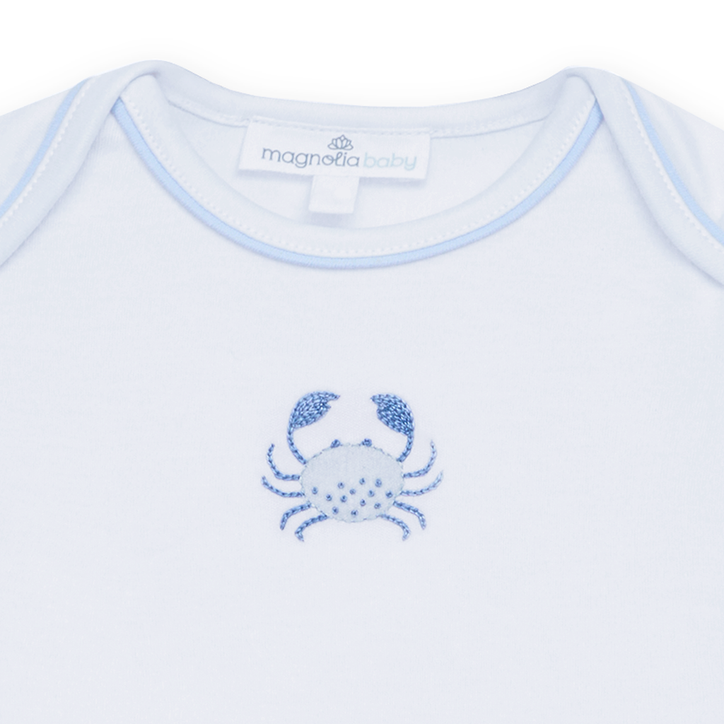 Little Crawlers Light Blue Lap Bodysuit