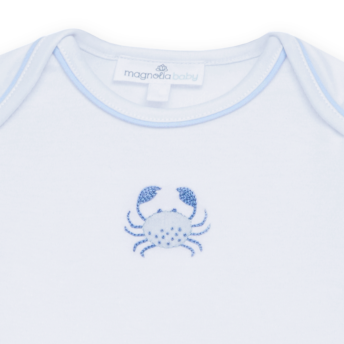 Little Crawlers Light Blue Lap Bodysuit