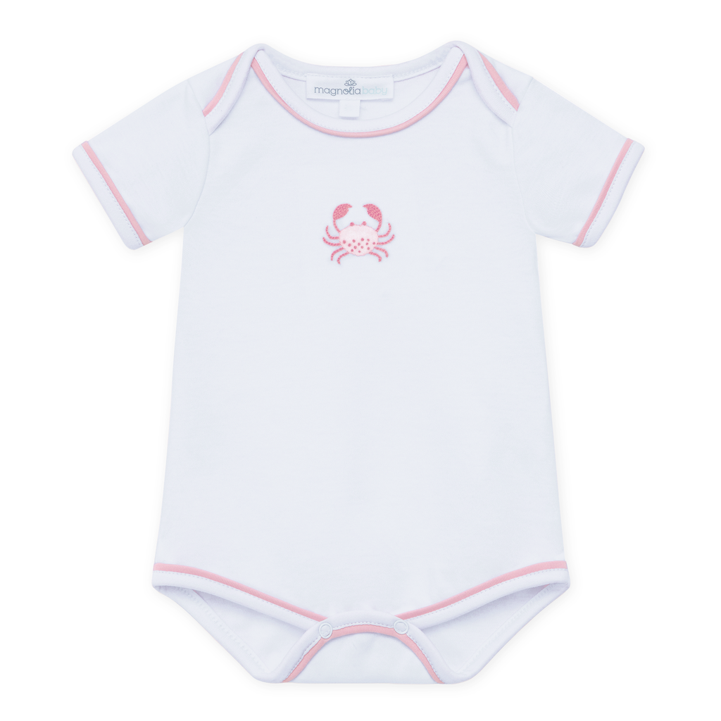 Little Crawlers Pink Lap Bodysuit