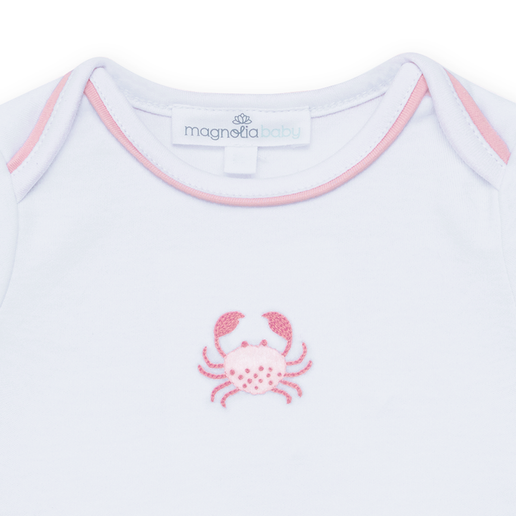 Little Crawlers Pink Lap Bodysuit