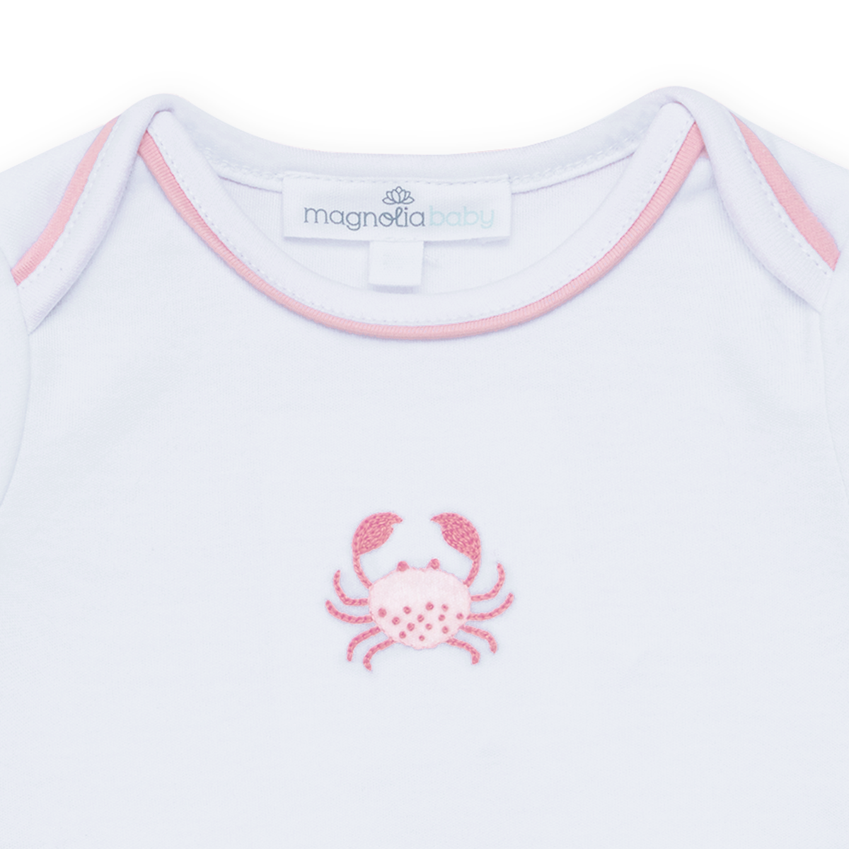Little Crawlers Pink Lap Bodysuit