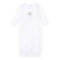 Noah's Ark Blue Gathered Gown