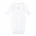 Noah's Ark Pink Gathered Gown