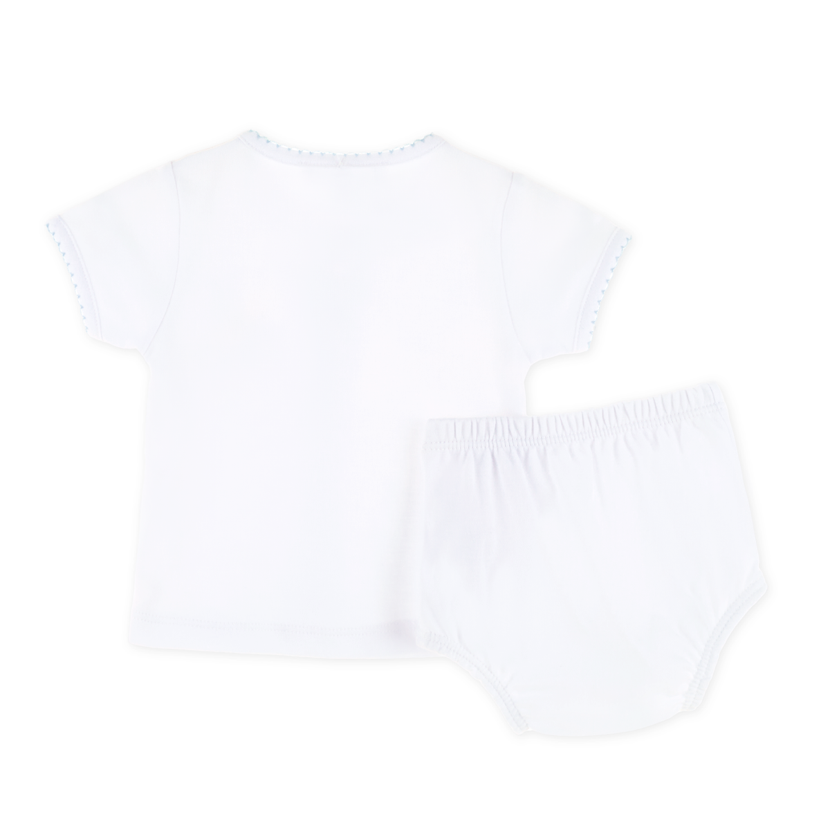 Noah's Ark Light Blue Diaper Cover Set