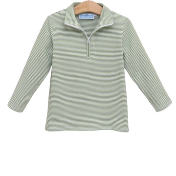 Tucker Pullover - Green Stripe