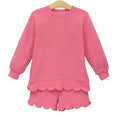 Sophia Scalloped Set - Pink