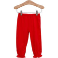 Ruffle Bloomer Pants - Red
