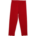 Scalloped Leggings - Red