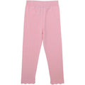 Scalloped Leggings - Light Pink