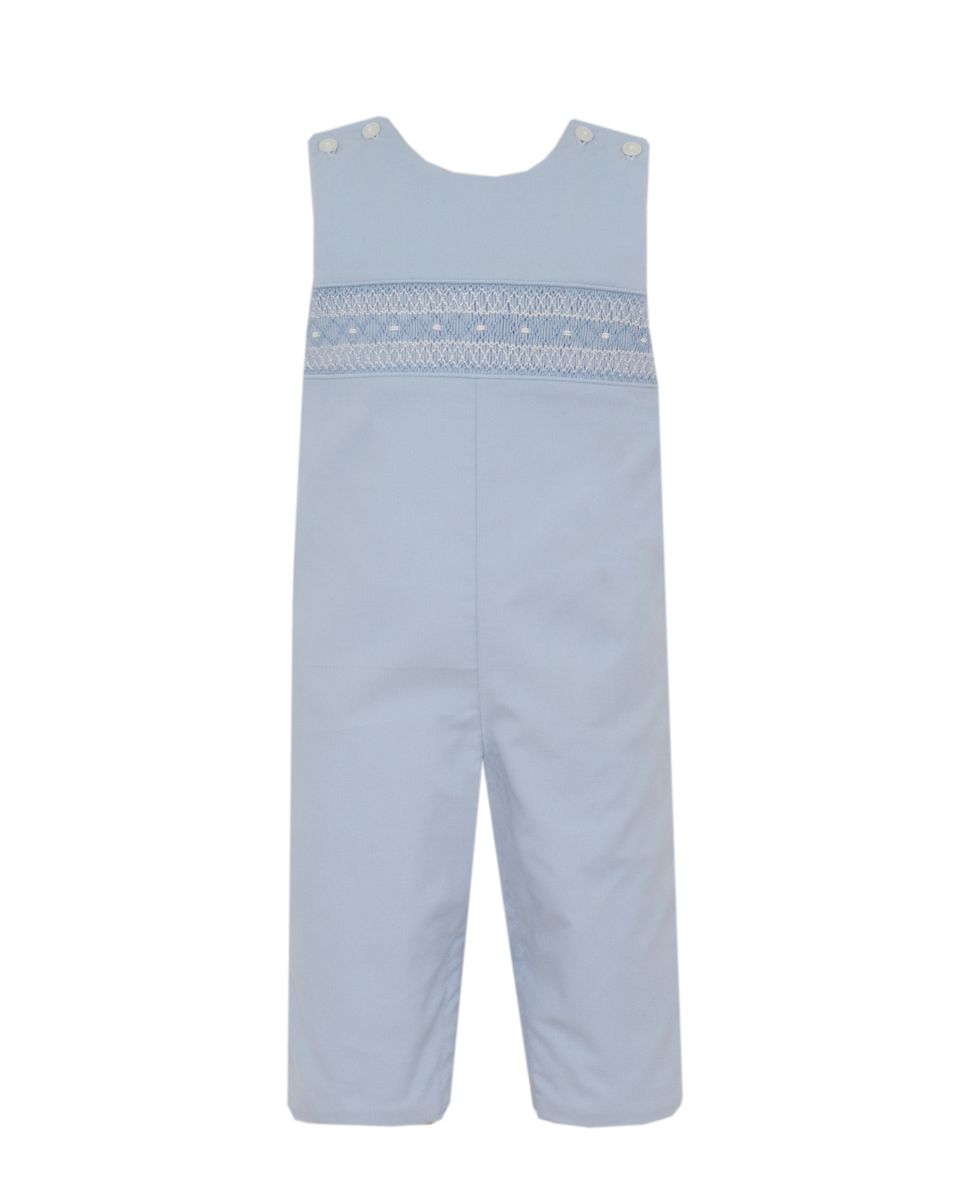 ETHAN - Lt. blue Corduroy boy's long jon jon