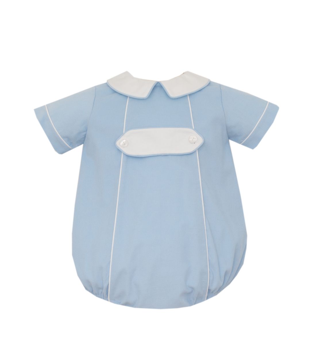 Blue Corduroy boy's short bubble