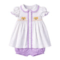 Ruby Smocked Bloomer Set
