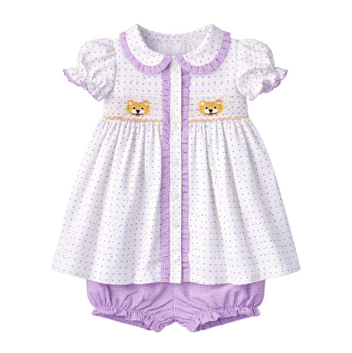 Ruby Smocked Bloomer Set