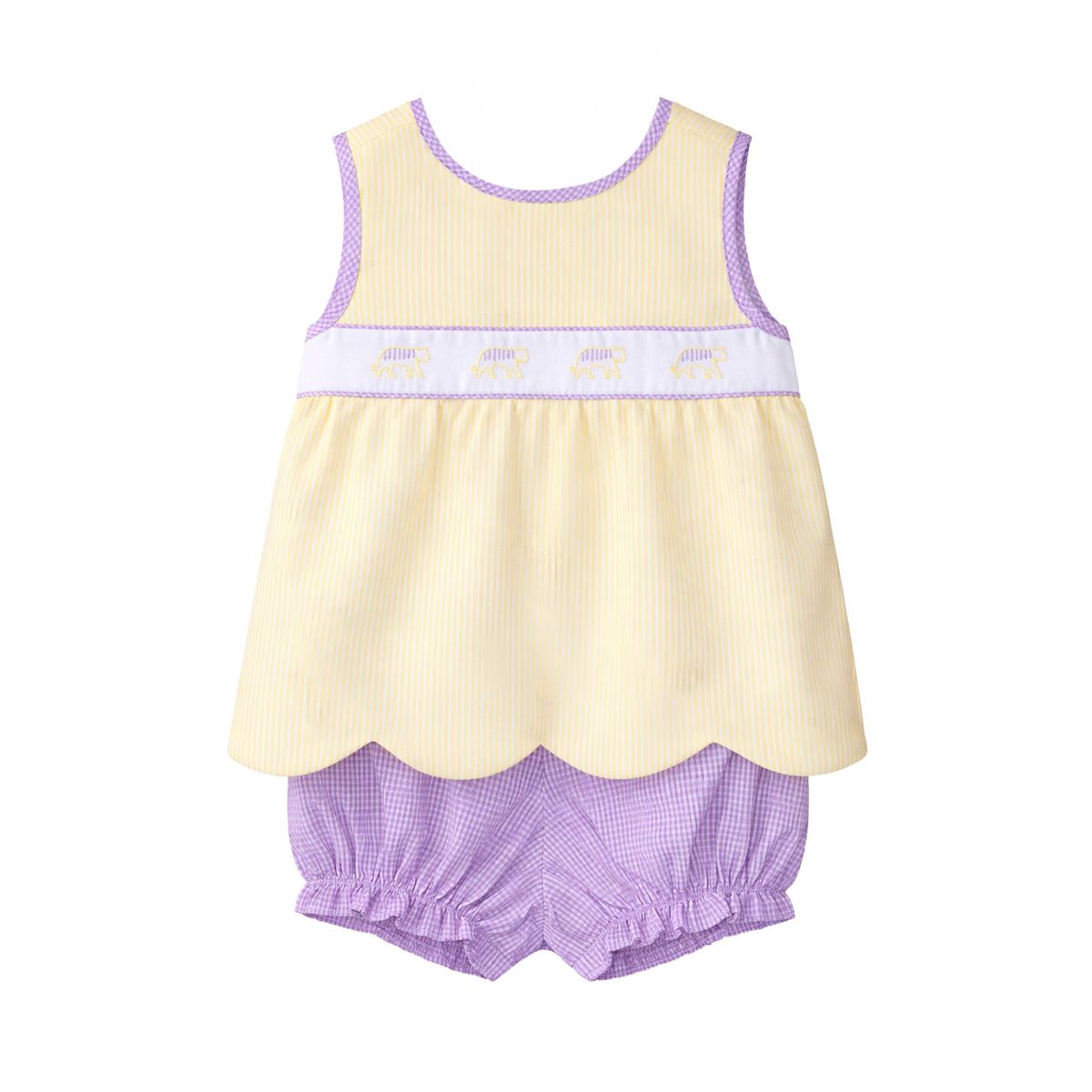 Elaine Scallop Bloomer Set
