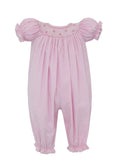CHARLOTTE - Pink Corduroy long bishop bubble