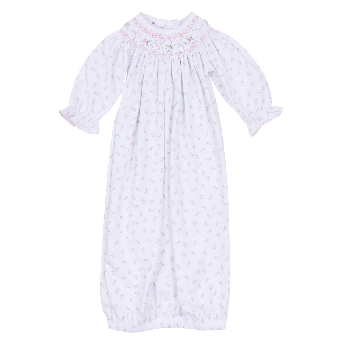 Juliette's Classics Bishop Print Long Sleeve Gown