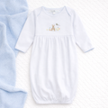Bunny's Basket Blue Gathered Gown