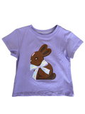 Chocolate Bunny Lavender Boxy Tee