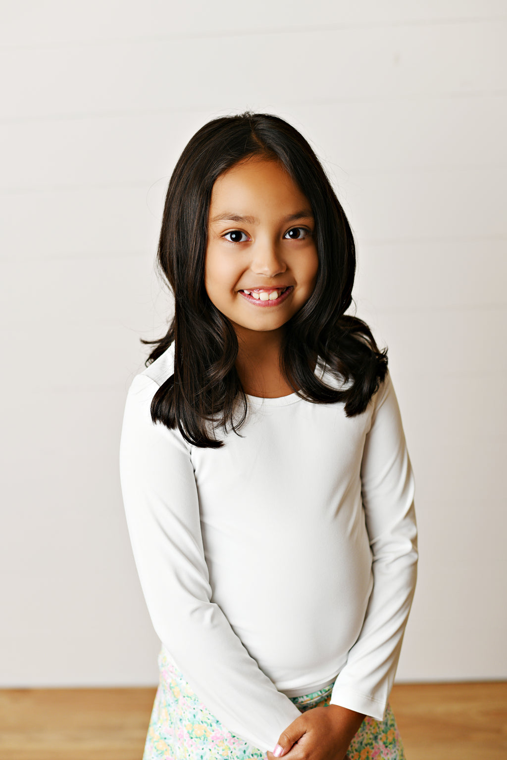 White Ruched Top