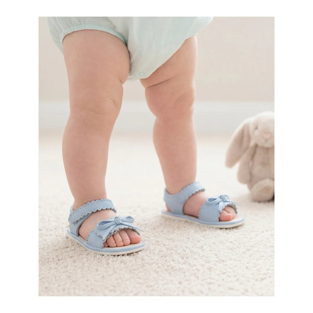 Amelie Scalloped Sandal (Baby)