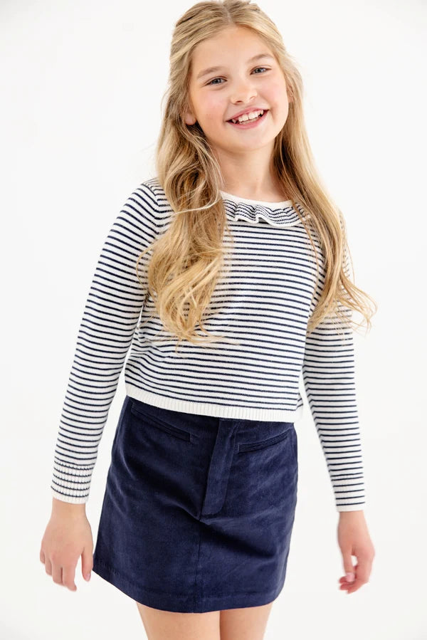 Reece Ruffle Sweater