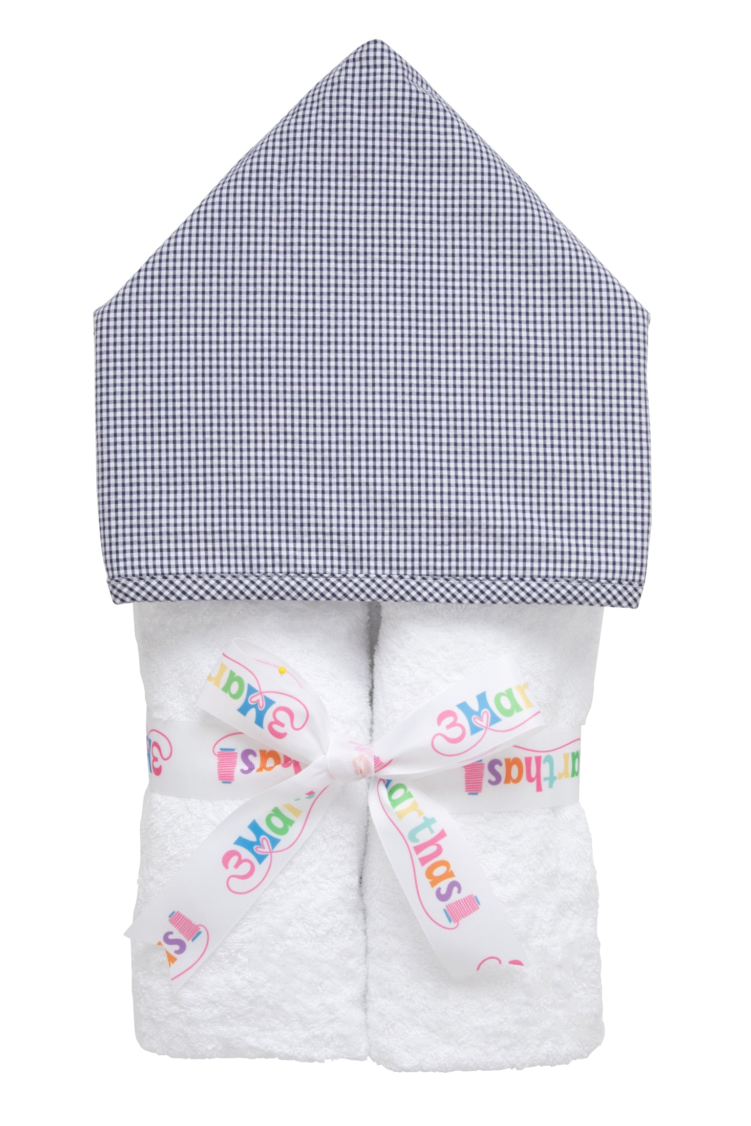Small Check Everykid Hooded Towel