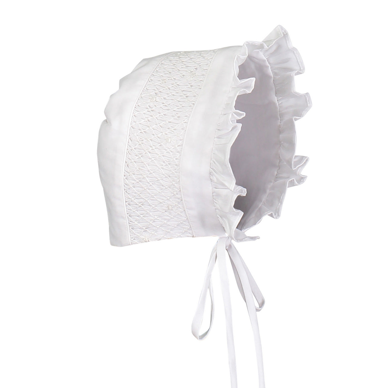 Girls Smocked Bonnet
