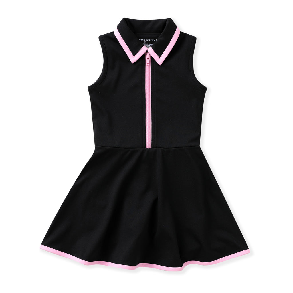 Courtside Black/PinkTennis Dress