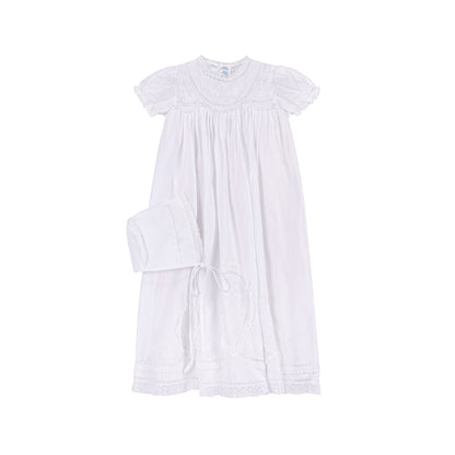 Girls Lacy Yoke Special Occasion Set