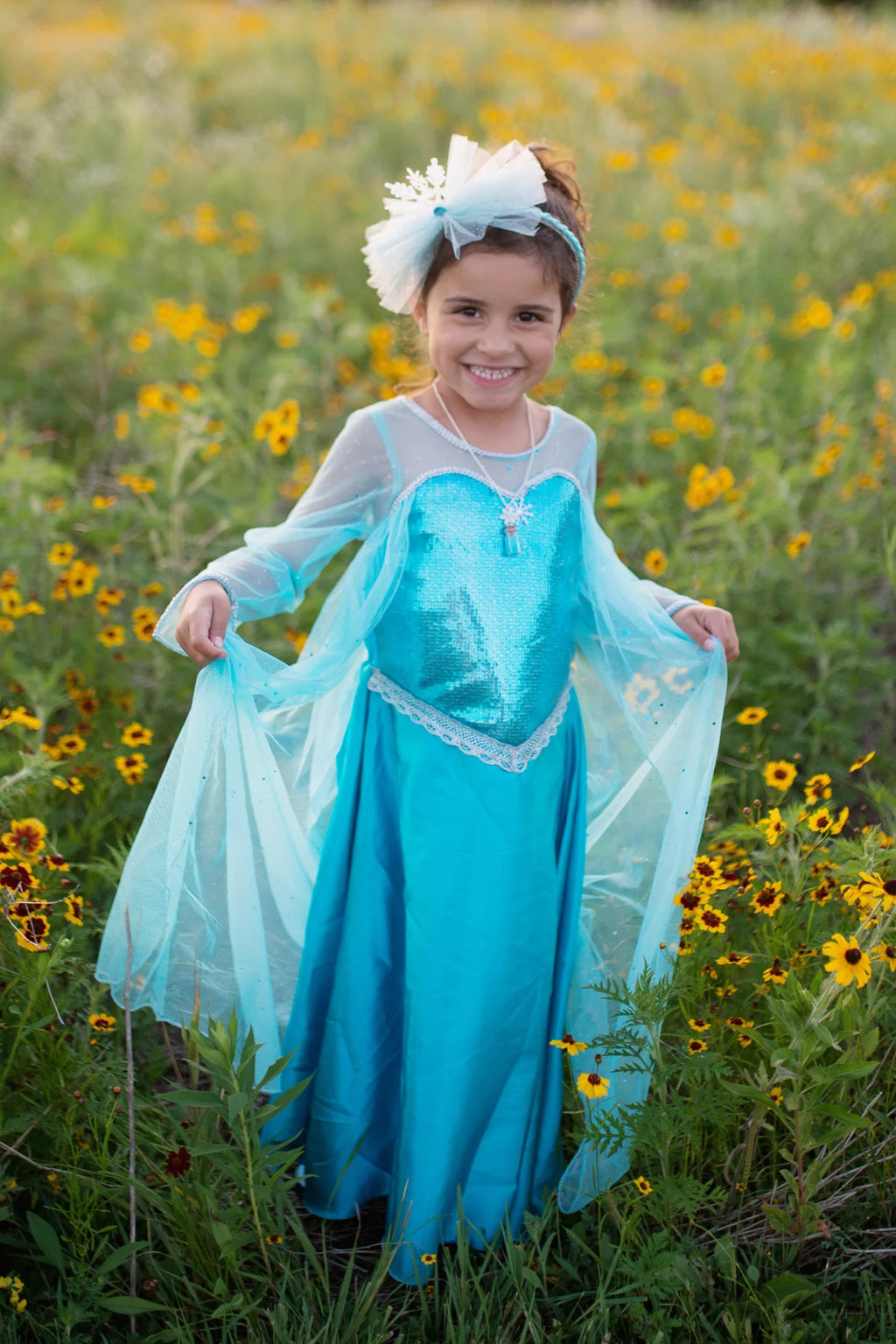 Ice Queen Dress With Cape Sale price