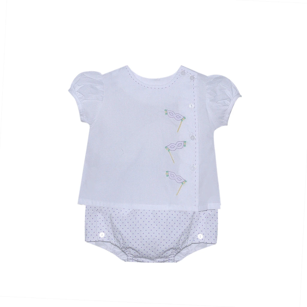 Riley Diaper Set - Mardi Gras